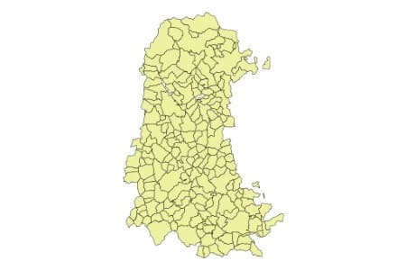 Mapa Provincia Palencia