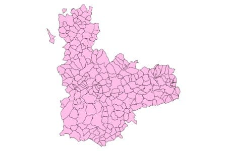 Mapa Provincia Valladolid
